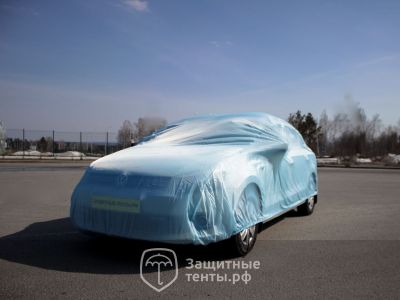 Тент чехол для автомобиля, ЭКОНОМ  для Volvo XC70 